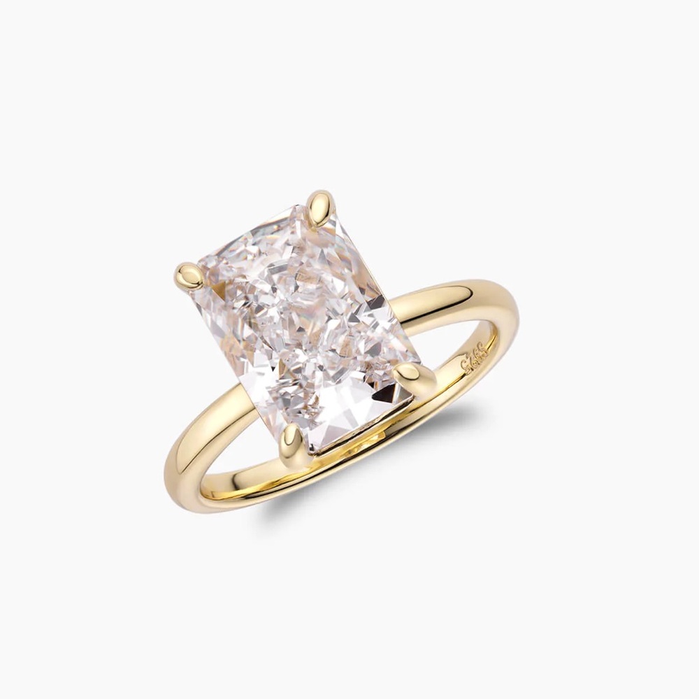 OBJKTS Jewelry | Travel Engagement Ring | Daia Ring - Gold | Size 7